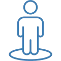 Icon representing individual counseling services at Great Lakes Wellness.